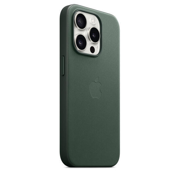 iPhone 15 Pro FineWoven Case MagSafe Evergreen3