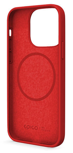 Epico Silicone Case Magnetic iPhone 13 mini, Red3