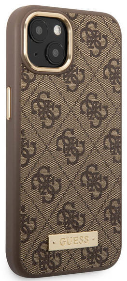 Guess PU 4G MagSafe Case iPhone 14 Plus, Brown3