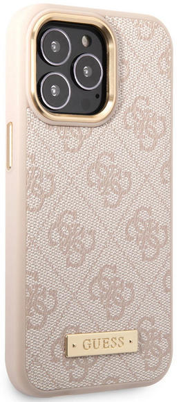 Guess PU 4G MagSafe Case iPhone 14 Pro, Pink3