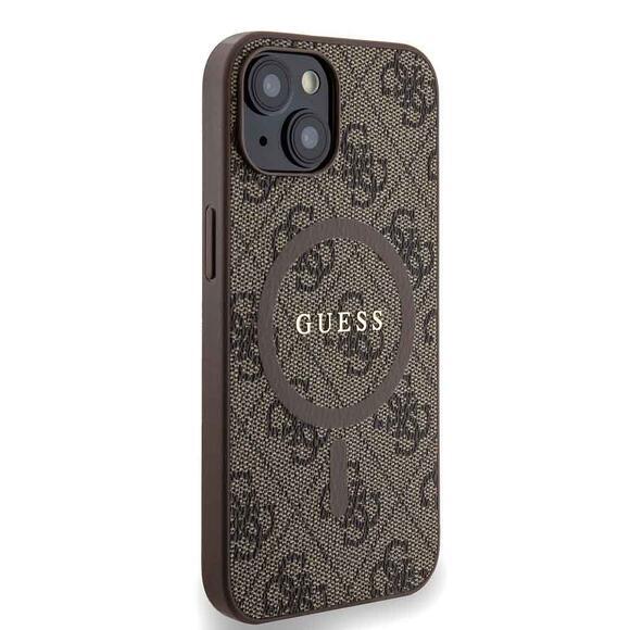 Guess 4G Colored Ring MagSafe iPhone 14, Brown3
