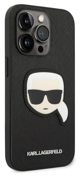 Karl Lagerfeld Saffiano Case Karl Head iPhone 14 Pro Max3