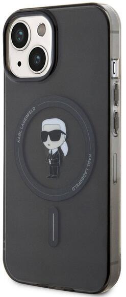 Karl Lagerfeld IML Ikonik MagSafe iPhone 15, Black3