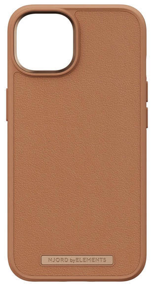 Njord Genuine Leather Case iPhone 13/14, Cognac3