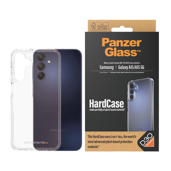 PanzerGlass HardCase D30 Samsung A15/A15 5G Clear3