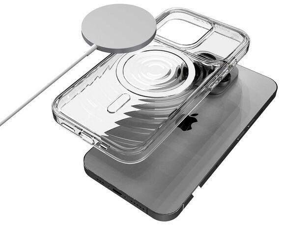 STM Reawaken Ripple MagSafe Case iPhone 15, Clear3