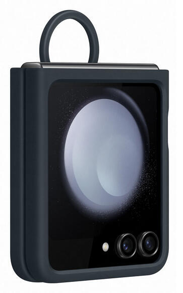 Samsung Silicone Case with Ring Z Flip 5, Indigo3