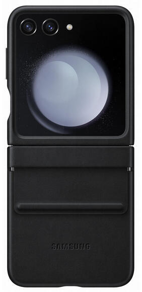 Samsung Flap ECO-Leather Case Z Flip 5, Black3