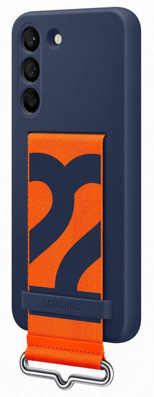 Samsung Silicone Cover with Strap S22, Navy3