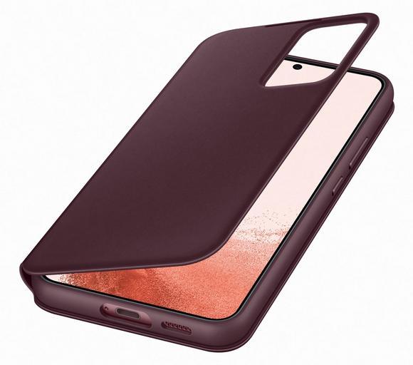 Samsung Smart Clear View Cover S22+, Burgundy3