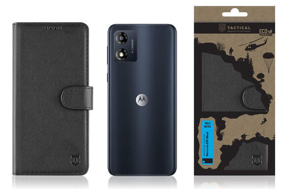 Tactical Field Notes Flip Motorola E13, Black3