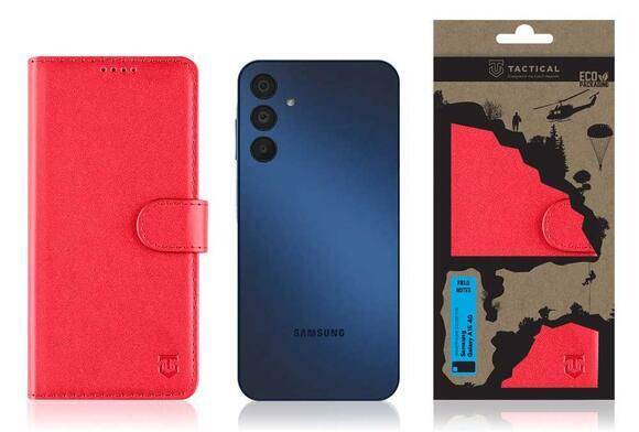 Tactical Field Notes Flip Galaxy A15 4G, Red3