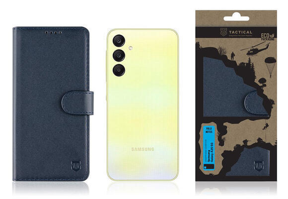 Tactical Field Notes Flip Galaxy A25 5G, Blue3