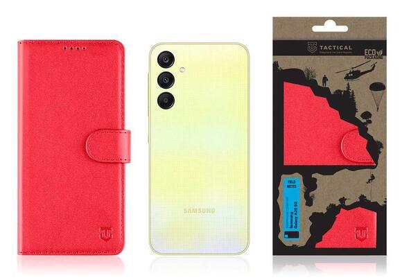 Tactical Field Notes Flip Galaxy A25 5G, Red3