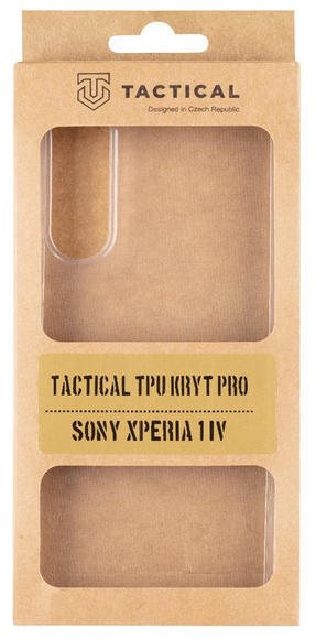 Tactical TPU pouzdro Sony Xperia 1 IV, Clear 3