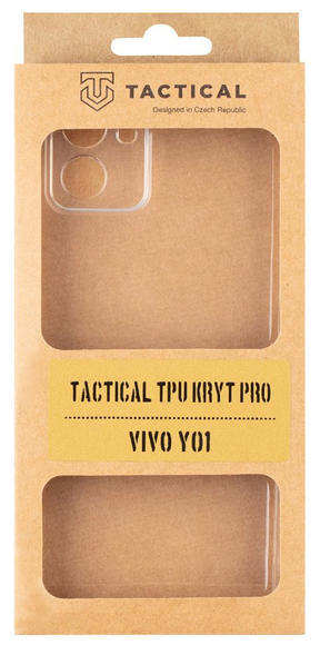 Tactical TPU pouzdro Vivo Y01, Clear3