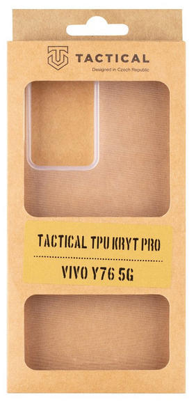 Tactical TPU pouzdro Vivo Y76 5G, Clear3
