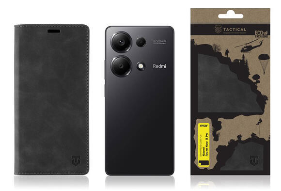 Tactical Xproof flip Redmi Note 13 Pro 5G, Black3