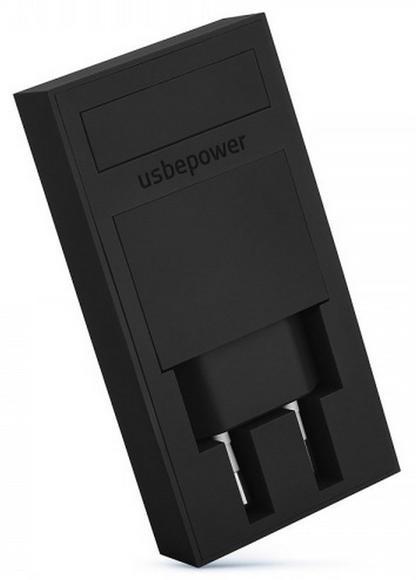 USBEPOWER ROCK Pocket charger 2Ports stand Black3