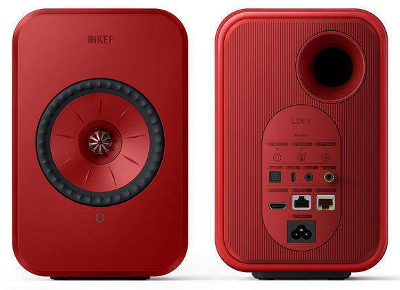 KEF LSX II Lave Red3