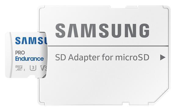 Samsung micro SDXC 128GB PRO Endurance + SD adapté3