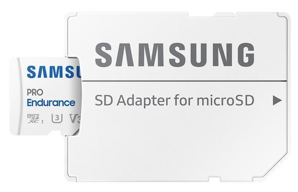 Samsung micro SDXC 256GB PRO Endurance + SD adapté3