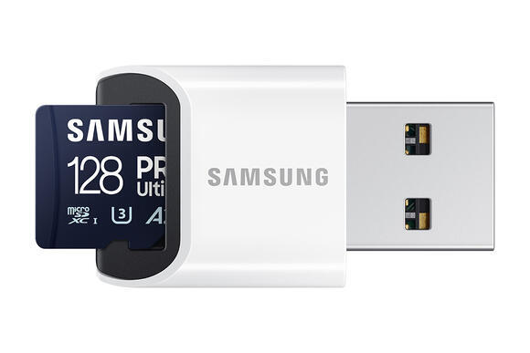 Samsung micro SDXC 128GB PRO Ultimate + USB adapté3