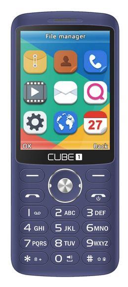 CUBE1 F700 elegantní tlačítkový telefon - Blue3