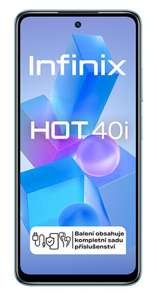 Infinix Hot 40i 128+4GB Palm Blue3