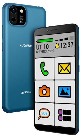 Aligator S5550 Duo SENIOR 16GB Blue3