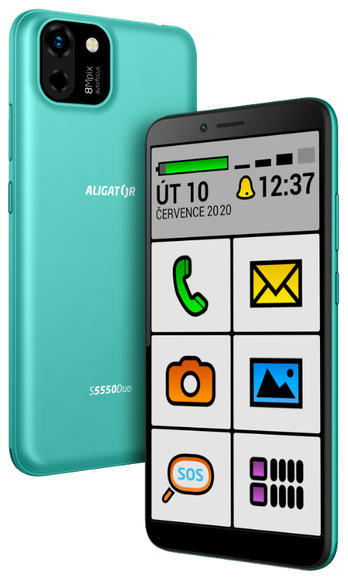 Aligator S5550 Duo SENIOR 16GB Green3