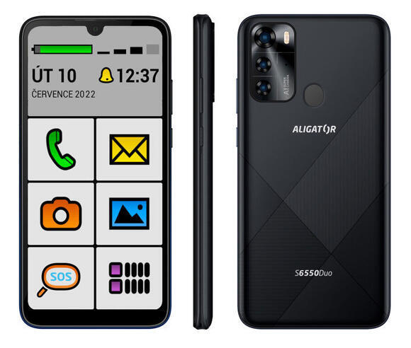 Aligator S6550 Duo SENIOR 128GB Black3