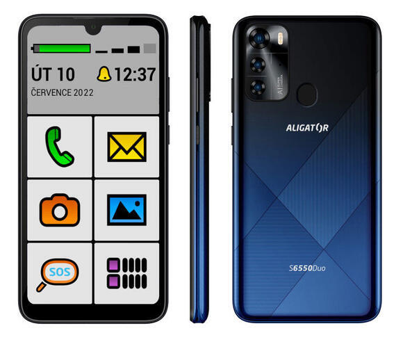 Aligator S6550 Duo SENIOR 128GB Blue3