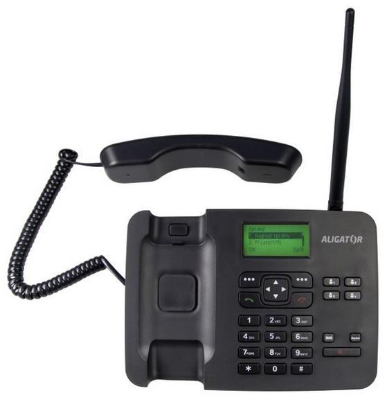 Aligator T100 (stolní telefon) Black3