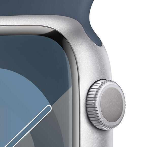 Apple Watch Series 9 45mm Silver, Blue SB, S/M3