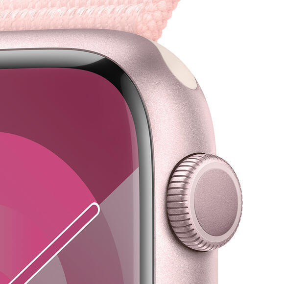 Apple Watch Series 9 45mm Pink, Pink Sport Loop3