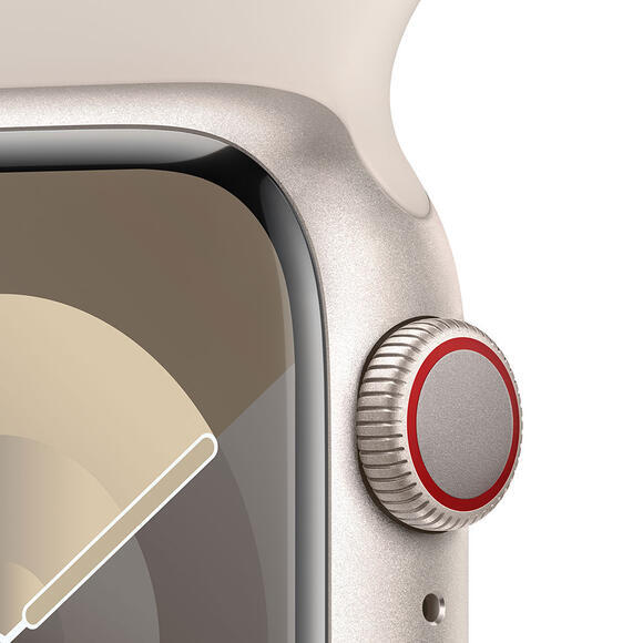 Apple Watch S9 Cell 41mm Starlight Alu,Star SB,S/M3