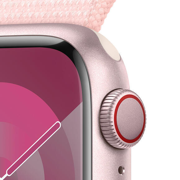 Apple Watch S9 Cell 41mm Pink Alu, Pink Sport L.3
