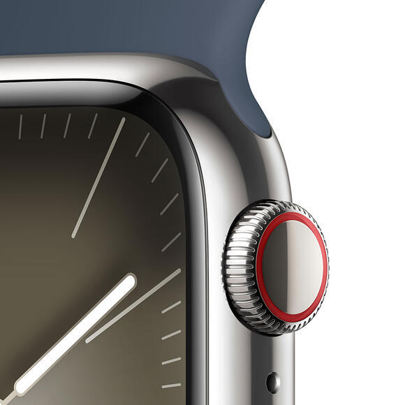 Apple Watch S9 Cell 41mm Silver Steel,Blue SB,S/M3