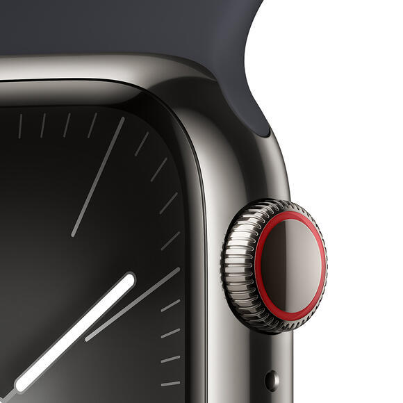 Apple Watch S9 Cell 41mm Graphite Steel,Mid SB,S/M3