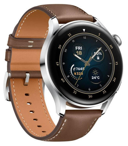 Huawei Watch 3 Stainless steel Brown3