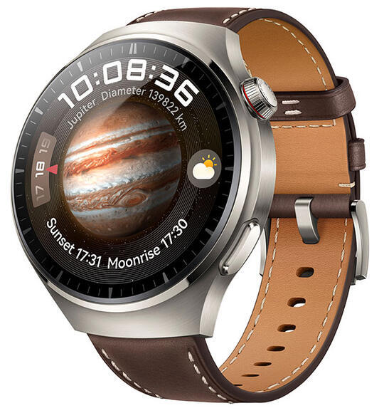 Huawei Watch 4 Pro Titan + Brown leather3