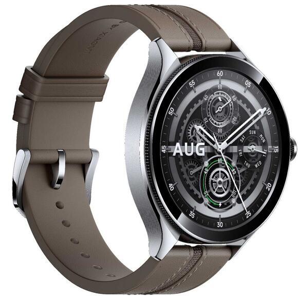 Xiaomi Watch 2 Pro Bluetooth Silver Case, Brown 3