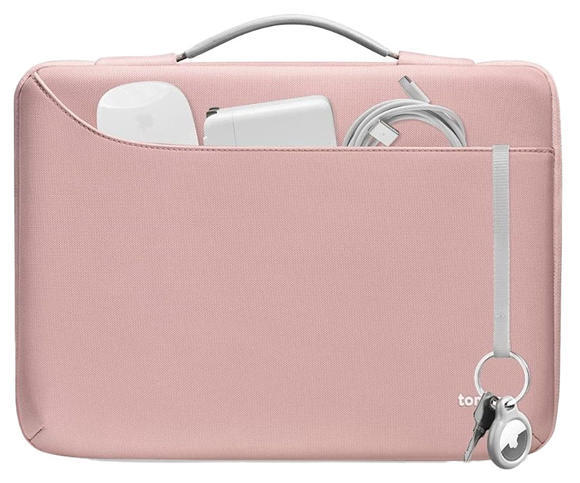 Tomtoc Briefcase 16" MacBook Pro, růžová3