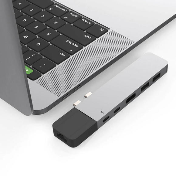 HyperDrive NET Hub pro USB-C pro MacBook Pro, Silver3
