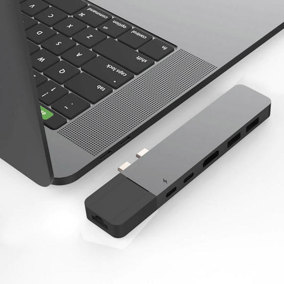 HyperDrive NET Hub pro USB-C pro MacBook Pro, Gray3