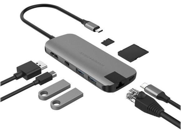 HyperDrive 8-in-1 SLIM USB-C Hub, Space Gray3