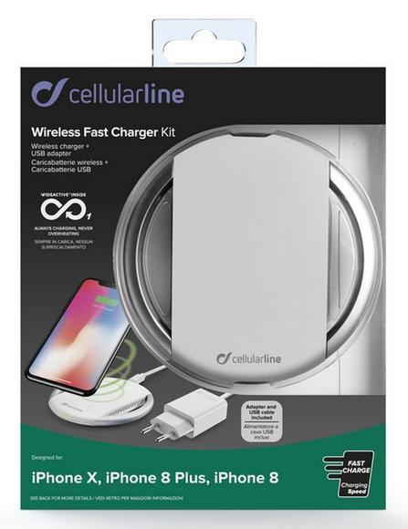 Cellularline Wireless Fast Charger Qi standard, Wh4