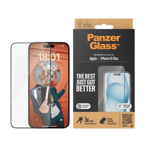 PanzerGlass Apple iPhone 15 Plus + aplikátor4