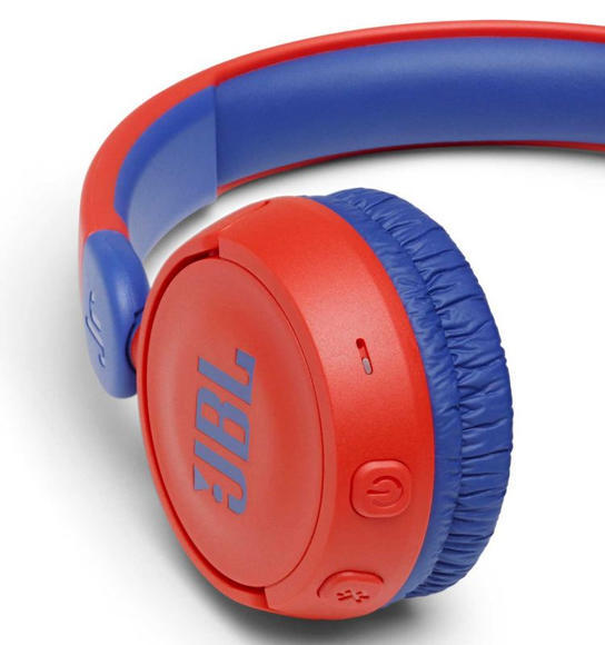 JBL JR310BT bezdrátová stereo sluchátka, Red/Blue4